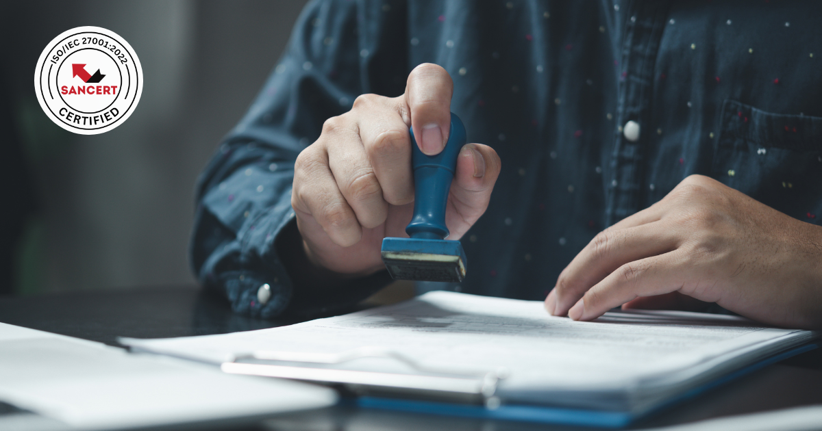 Metrofile Cloud ISO 27001 Certification